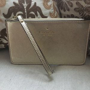 Kate Spade New York Clutch Wristlet GOLD, SILVER
